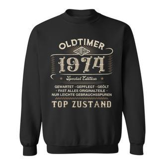 Oldtimer Baujahr 1974 Special Edition 50 Geburtstag Jahrgang Sweatshirt - Seseable De