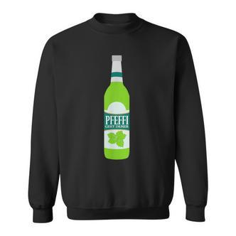 Pfeffi Geht Immer Trinken Saufen Peppermint Liqueur Party Sweatshirt - Seseable De