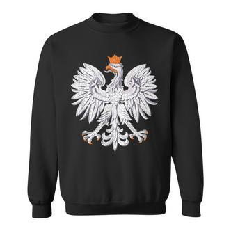 Poland Eagle Polish Symbol Sign Vintage Retro Sweatshirt - Seseable De