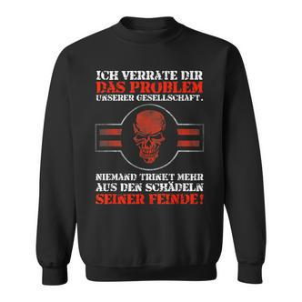 Problem Skull Enemies Nordic Mythology & Viking Sweatshirt - Seseable De