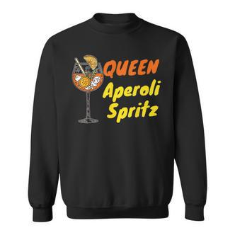 Queen Aperoli Spritz Summer Drink Spritz Sweatshirt - Seseable De