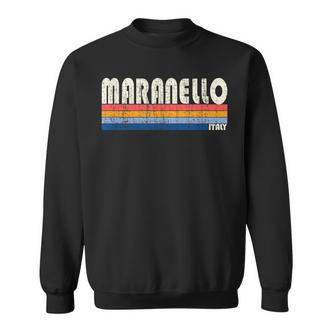 Retro Vintage 70S 80S Style Maranello Italy Sweatshirt - Seseable De