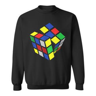 Rubik Cube Zauber Würfel Geschenk Jung Alt Nerd Retro Sweatshirt - Seseable De