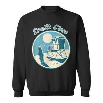 Santa Cruz Ca Surfer 70S 80S Retrointage Sweatshirt - Seseable De
