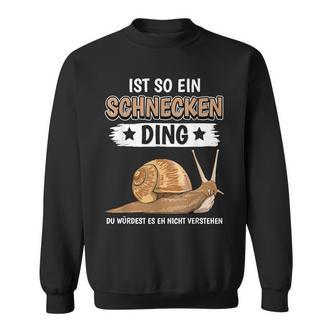 Schnecken Ding Slogan Sweatshirt, Lustige Schnecken Motiv Tee - Seseable De
