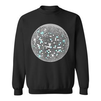 Schwarzes Herren-Sweatshirt mit 3D-Disco-Kugel-Design, Party-Outfit - Seseable De