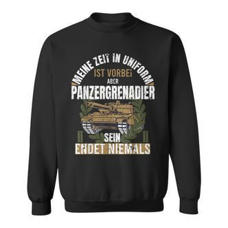 Schwarzes Herren-Sweatshirt mit Militärmotiv, Cooler Spruch - Seseable De