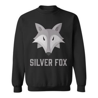 Silberfuchs Grafik Sweatshirt Unisex, Elegantes Design mit Fuchs-Motiv - Seseable De