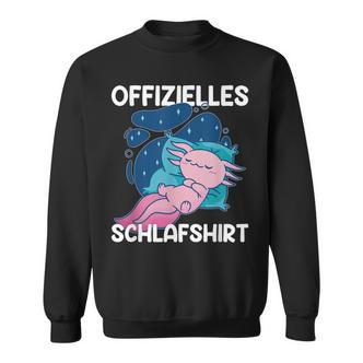 Sleep Axolotl Pyjamas Axolotls Sweatshirt - Seseable De
