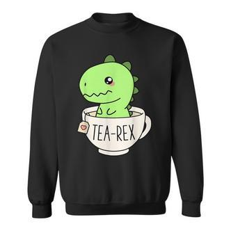Tea-Rex Cute T-Rex Dinosaur Kawaii Dino Pun Sweatshirt - Seseable De