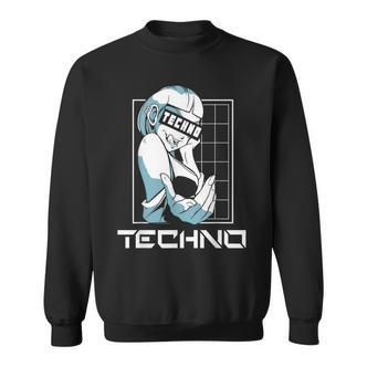 Techno Electronic Music Rave Festival Raver Sweatshirt - Seseable De
