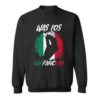 Vaffanculo Italian Flag Sweatshirt - Seseable De