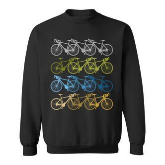 Vintage Bikes Biker Retro Bicycle Cycling Xmas Sweatshirt - Seseable De