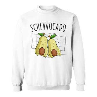 Avocado Sleep Schlavocado Pyjamas Sleeping Sweatshirt - Seseable De