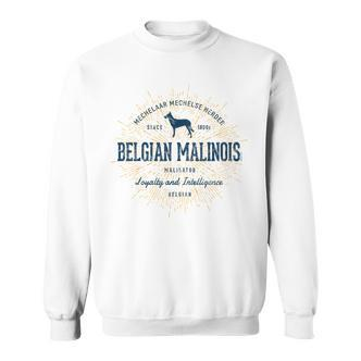 Belgian Malinois Vintage Belgian Shepherd Malinois Sweatshirt - Seseable De