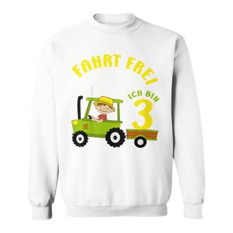 Children's Birthday Ich Bin 3 Jahre Traktor Boy Sweatshirt - Seseable De