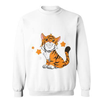 Children's Tiger 4Th Birthday Ich Bin Schon 4 Jahre Alt German Language Sweatshirt - Seseable De