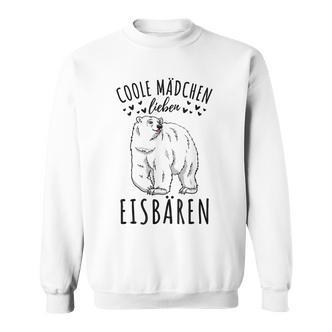 Coole Mädchen Lieben Eisbären Sweatshirt - Seseable De