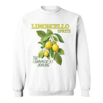 Limoncello Spritz X Lemons Liqueur Lemon Liqueur Lemon Fun Sweatshirt - Seseable De