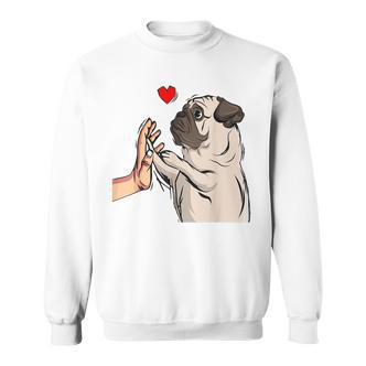 Pug Love Dog Holder  Idea Sweatshirt - Seseable De