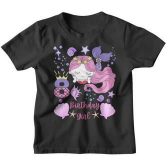 8 Geburtstag Meerjungfrau Prinzessin 8 Jahre Mädchen Kinder Tshirt - Seseable De