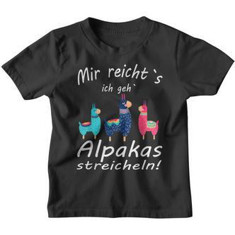 Alpaca And Lamas Mir Reichts Ich Geh Alpacas Strokes Kinder Tshirt - Seseable De