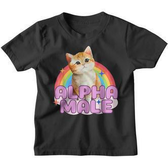 Alpha Male Cat Kitten Kinder Tshirt - Seseable De