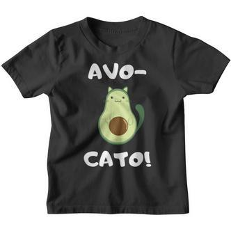 Avo-Cato Cat Avocado Meow Cat Kinder Tshirt - Seseable De