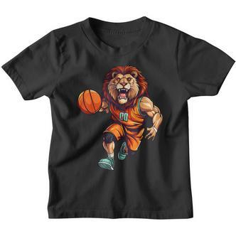 Basketball Lion Kinder Tshirt - Seseable De