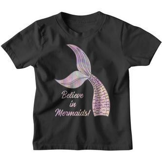 Believe In Mermaids Believe In Mermaids Kinder Tshirt - Seseable De