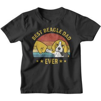 Best Beagle Dad Ever Retro Vintage Puppy Dog Daddy Kinder Tshirt - Seseable De