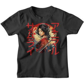 Coole Samurai-Damen Kriegerin Japanische Ninja Damen Kawaii Kinder Tshirt - Seseable De