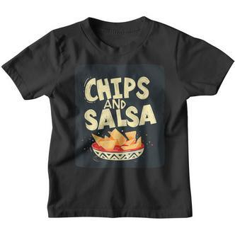 Hübsche Schale Mit Chips Und Spritziger Salsa Für Snacks Und Freunde Kinder Tshirt - Seseable De