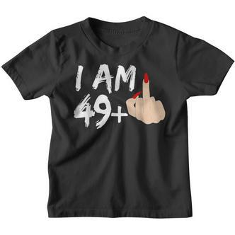 Ich Bin 49 Plus 1 Mittelfinger Zum 50 Geburtstag Kinder Tshirt - Seseable De
