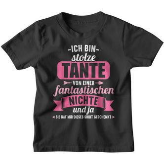 Ich Bin Stolze Tanteon Einer Fantastischen Niece Tanten German Kinder Tshirt - Seseable De