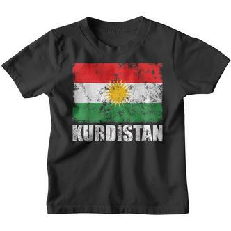 Kurdistan Flag Rojava Kurdish Kurds Kinder Tshirt - Seseable De