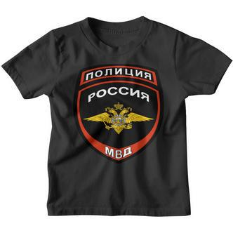 Russische Polizei Badge Russland Cops Geschenk Kinder Tshirt - Seseable De