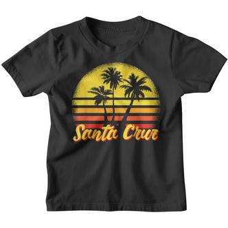 Santa Cruz Ca California 70S 80S Retro Vintage Kinder Tshirt - Seseable De