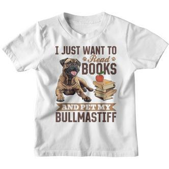 Bullmastiff Hunderasse Ich Möchte Nur Bücher Lesen Und Meine Streicheln Kinder Tshirt - Seseable De