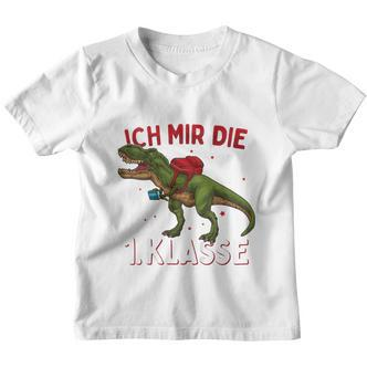 Children's First Day Of School 2023 Dinosaur Jetzt Hol Ich Mir Die 1St Class Kinder Tshirt - Seseable De