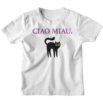 Ciao Miau X Cat Cats Cat Lovers Humour Fun Kinder Tshirt - Seseable De