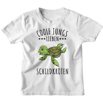 Coole Jungs Lieben Schildkröten Geschenk Kinder Tshirt - Seseable De