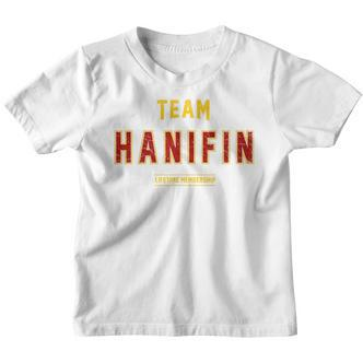 Distressed Team Hanifin Proud Family Nachname Nachname Kinder Tshirt - Seseable De