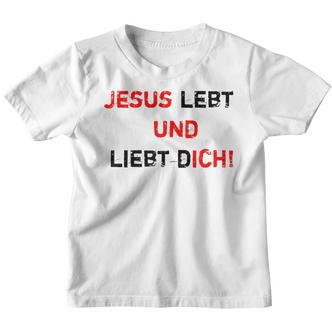 Jesus 4M3 Jesus Leben Und Liebe Dich Glaube Hope Love Kinder Tshirt - Seseable De