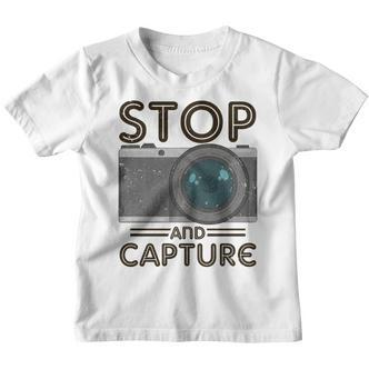 Stop And Capture Fotografen Lustige Fotografie Kinder Tshirt - Seseable De