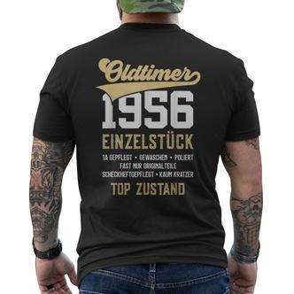 67 Jahre Oldtimer 1956Intage 67Th Birthday T-Shirt mit Rückendruck - Seseable De