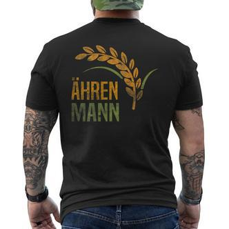 Ahrenmann With Vintage Farmer's Slogan T-Shirt mit Rückendruck - Seseable De