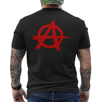 Anarchist Punker Rocker Punkrock T-Shirt mit Rückendruck - Seseable De