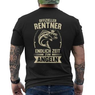 Angler Rentner Endlich Zeit Zum Fngelen Retirement S T-Shirt mit Rückendruck - Seseable De