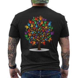 Baum Des Lebens Krone Wald Liebe Bäume Black T-Shirt mit Rückendruck - Seseable De